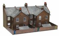 C5 Superquick Low Relief Four Redbrick Terrace Backs